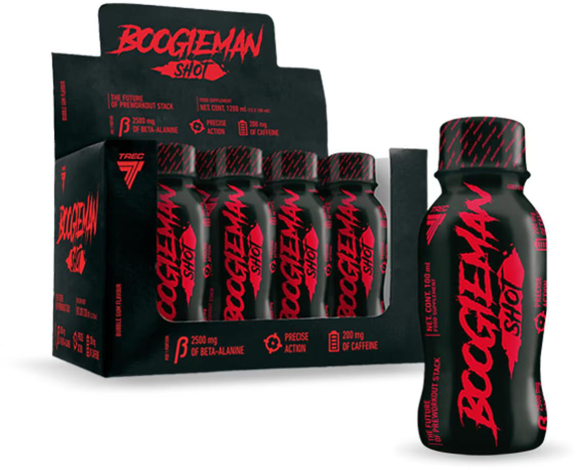 TREC® BOOGIEMAN Booster Shots 12 X100ml  - Bubble Gum Geschmack