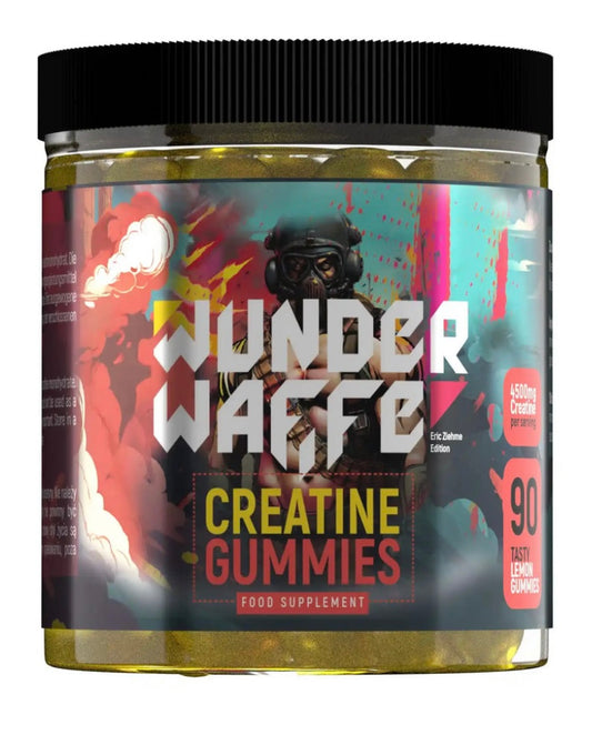Wunderwaffe® CREATINE GUMMIES 4500mg 90 Stück - Lemon Geschmack